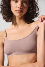 Sheer Glow Bra - Taupe - Image 3