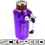 SICKSPEED OIL CATCH CAN W/BAFFLED ENGINE UNIVERSAL - Image 3