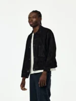 Suede Leather 1st Type Jacket (Black) - Image 2
