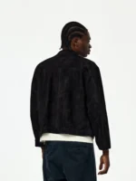 Suede Leather 1st Type Jacket (Black) - Image 3