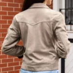 Suede Western Jacket | Taupe - Image 2