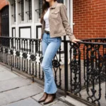 Suede Western Jacket | Taupe - Image 3
