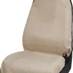 Sweat Towel Waterproof Front Bucket Seat Covers Tan