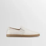 Taranto Leather Sneaker in Bone