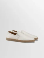 Taranto Leather Sneaker in Bone - Image 2