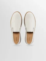 Taranto Leather Sneaker in Bone - Image 3