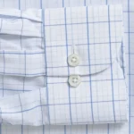 The Blue Journey Flex Performance Windowpane Custom Shirt - Image 3