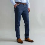The Blue Non Iron Richmond Chino Custom Pant - Image 2