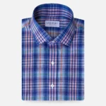 The Blueberry Milo Plaid Custom Shirt
