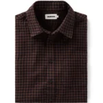 The California Shirt in Black Cherry Gingham
