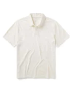 The Cotton Hemp Polo in Vintage White