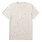 The Cotton Hemp Tee in Heather Oat