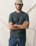 The Cotton Hemp Tee in Navy - Image 2