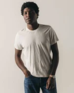 The Cotton Hemp Tee in Vintage White - Image 2