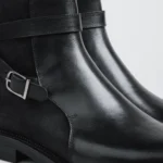 The Dylan Jodhpur Boot in Black - Image 3