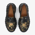 The Flora Women's Loafer in Eden Noir - Image 3
