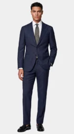 The Foundation Navy Nailhead Suit