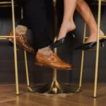 The Jack Monk Strap in Brown Woven - Image 2