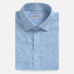 The Light Blue Culley Cotton Linen Custom Shirt