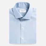 The Light Blue Duval Pinpoint Oxford Custom Shirt