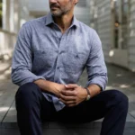 The Navy Blue Sandoval Utility Custom Shirt - Image 2