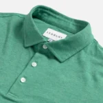 The Parakeet Green Freeman Knit Custom Polo - Image 3