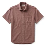 The Short Sleeve California in Redwood Hacci