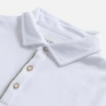 The White Clancy Terry Cloth Custom Polo - Image 2