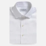 The White Culley Cotton Linen Custom Shirt