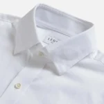 The White Culley Cotton Linen Custom Shirt - Image 2