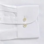 The White Culley Cotton Linen Custom Shirt - Image 3
