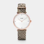 Triomphe Watch Leather, Almond Python, Rose Gold Colour