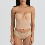 V Wire Backless Strapless Corset Bridal Bra 6390