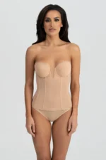 V Wire Longline Strapless Corset Bridal Bra 8990