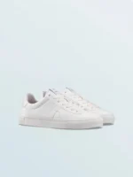 Vegan 01 Sneaker in Triple White - Image 2