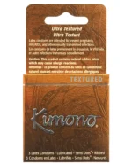 Kimono MicroThin Textured Ribbed + Sensi-Dots 3 Pack