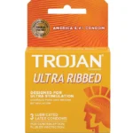 Trojan Ultra Ribbed 3 Pack