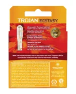 Trojan Ecstasy Ultra Ribbed 3 Pack - Image 2