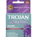 Trojan Ultra Thin Armor Spermicidal 3 Pack