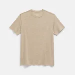 Wool Linen Crew Neck Tee