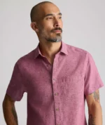 Wrinkle-Resistant Linen Short-Sleeve Cameron Shirt - FINAL SALE - Image 2