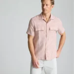 Wrinkle-Resistant Linen Short-Sleeve Finnegan Shirt