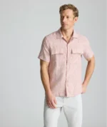 Wrinkle-Resistant Linen Short-Sleeve Finnegan Shirt